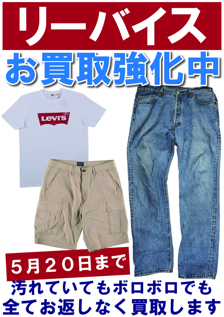【POP】250503リーバイス買取強化中